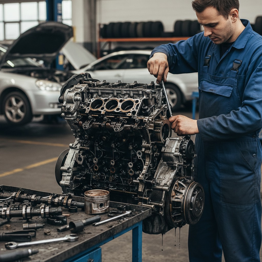 ремонт на двигател BMW в сервиз